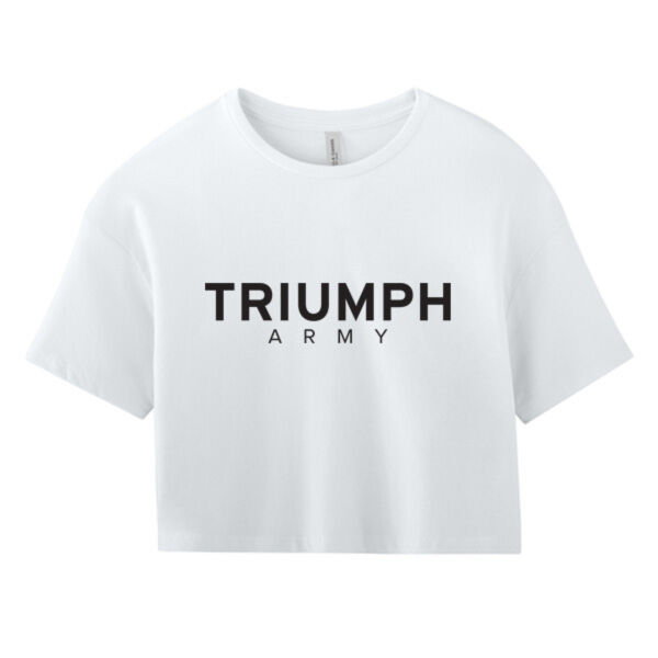 Triumph Army Crop Tee Thumbnail
