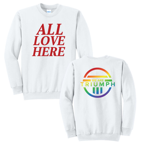 All Love Here Crewneck Sweatshirt Thumbnail