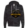 Triumph - Unisex Lightweight Full-Zip Hooded Sweatshirt Thumbnail